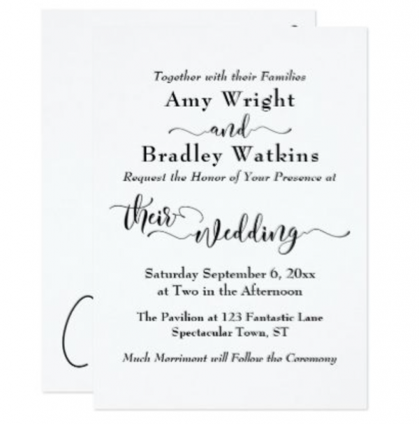 Sederhana dengan tipografi yang jelas dan bersih